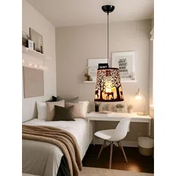 KINIS Modern and Unique Style Black & Gold-Toned Quirky Ceiling Lamp-image-32