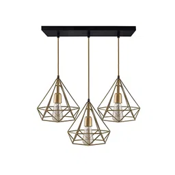 KINIS Modern and Unique Style Gold-Toned & Black Quirky Ceiling Lamp-image-25
