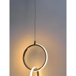 KINIS Modern and Unique Style Gold-Toned & White Quirky Ceiling Lamp-image-3