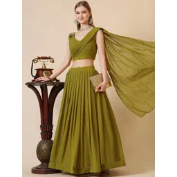 Kinjo Patchwork Ready to Wear Lehenga & Blouse With Dupatta-picture-21