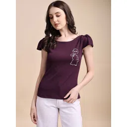 Kinjo Print Puff Sleeve Top-picture-32