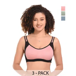 Kinza soft. Colourblocked Bra Full Coverage Underwired-picture-14