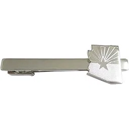 kiola designs Arizona State Map Shape and Flag Design Square Tie Clip-picture-32