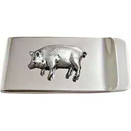 kiola designs Pewter Pig Money Clip, NA-picture-54