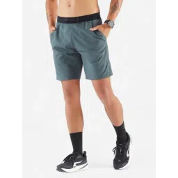 KIPRUN By Decathlon Men Smoked Green Regular Fit Shorts-picture-11