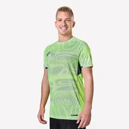 kipsta Adult Short-Sleeved Football Shirt Viralto Wave - Yellow, Grey & Black-picture-24