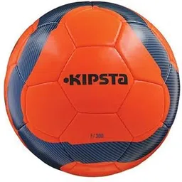 Kipsta Football Ball Hand Stiched F300 Suitable for All Surface Soft & Wet Ground, Hard Ground with Grass & Artifical Turf, International Match Ball, Size - 5- Orange-picture-11