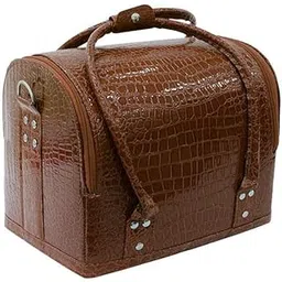 KIRA Professional Cosmetic Storage Case, Vanity Train Case with 4 Layer Trays and Strap for Women (41-01) (Multicolour)-picture-30