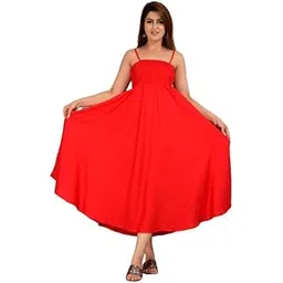 KIRTI Fashion Presents Women's Anarkali and Sleeveless Fully Stitched Plain and Solid Gown Dress-picture-53