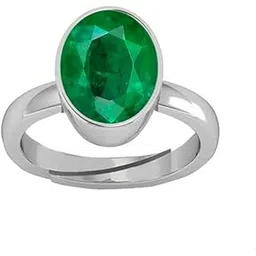 kirti sales 8.25 Ratti 7.43 Carat A+ Quality Emerald Panna Gemstone Ring for Men and Women's-picture-19