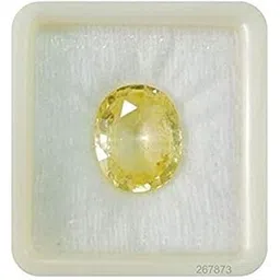kirti sales GEMS Yellow Sapphire Ceylon Quality Pukhraj Gemstone 10.25 Ratti / 9.22 Carat Certified Natural Gemstone AAA Quality-picture-24