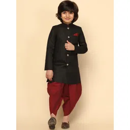 KISAH Boys Indo-Western Sherwani Set-image-18