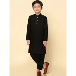 KISAH Boys Mandarin Collar Kurta with Patiala-picture-44