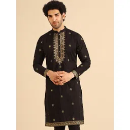 KISAH Ethnic Motifs Embroidered Kurta-picture-10