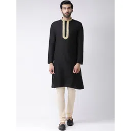 KISAH Men Black Kurta-picture-12