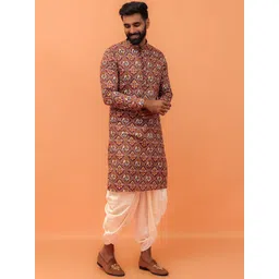 KISAH Men Ethnic Motifs Printed Kurta-picture-13