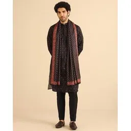 kisah Men Floral Woven Pashmina Stole-picture-13