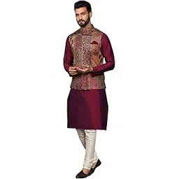 kisah Men Kurta Jacket Sets-picture-43