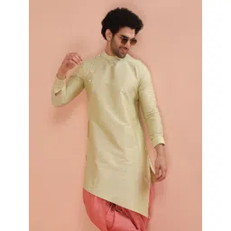 KISAH Men Regular Fit Asymmetric Kurta-picture-12