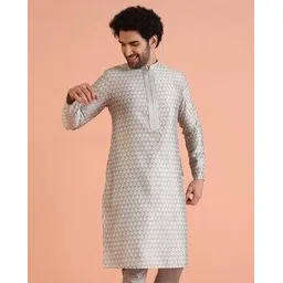 kisah Men Self-design Long Kurta-picture-22