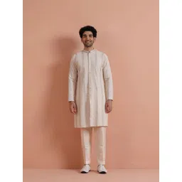 KISAH Men Woven Design Festive Straight Kurta-picture-15