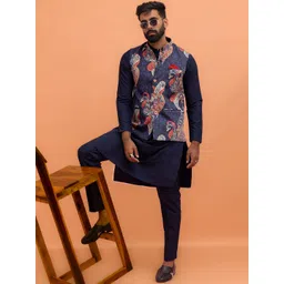 KISAH Men Woven Design Nehru Jackets-picture-40