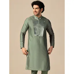 KISAH Yoke Design Straight Kurta-picture-10