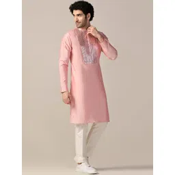KISAH Yoke Design Straight Kurta image 3