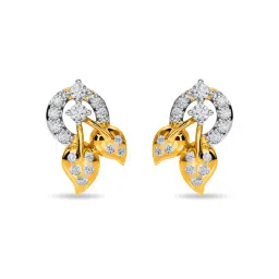 Kisna Diamond & Gold Jewellery 14k (585) Gold Keril Earring-picture-13