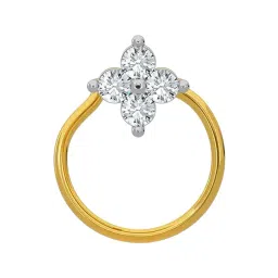 Kisna Diamond & Gold Jewellery 14k Gold & Diamond AdelaideNosepin for Women-picture-16