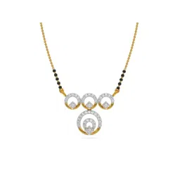 Kisna Diamond & Gold Jewellery 14k Gold & Diamond Julianne Mangalsutra for Women-picture-41