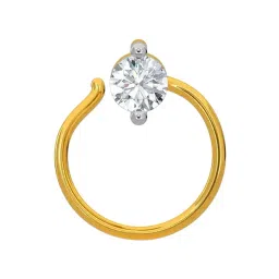 Kisna Diamond & Gold Jewellery 14k Gold & Diamond KamilaNosepin for Women-picture-31