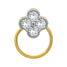Kisna Diamond & Gold Jewellery 14k Gold & Diamond MilaniNosepin for Women-picture-26