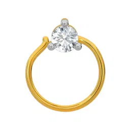 Kisna Diamond & Gold Jewellery 14k Gold & Diamond PaytonNosepin for Women-picture-21