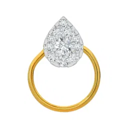 Kisna Diamond & Gold Jewellery 14k Gold & Diamond SelenaNosepin for Women-picture-19