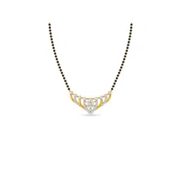 Kisna Diamond & Gold Jewellery 14k Gold & Diamond Yousha Mangalsutra for Women-picture-40