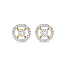 Kisna Diamond & Gold Jewellery 18k (750) Gold Eina Diamond Earring-picture-24