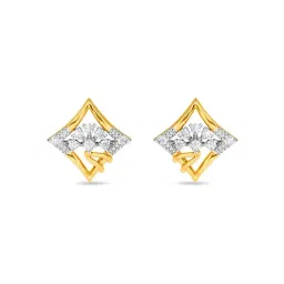 Kisna Diamond & Gold Jewellery 18k (750) Gold Manaa Earring-picture-15