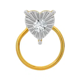 Kisna Diamond & Gold Jewellery 18k Gold & Diamond AliviaNosepin for Women-picture-29