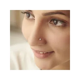 Kisna Diamond & Gold Jewellery 18k Gold & Diamond Blake Nosepin for Women image 5