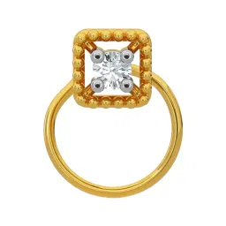 Kisna Diamond & Gold Jewellery 18k Gold & Diamond DelaneyNosepin for Women-picture-23