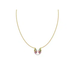 Kisna Diamond & Gold Jewellery 18k Gold & Diamond Farrah Necklace for Women-picture-35