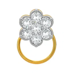 Kisna Diamond & Gold Jewellery 18k Gold & Diamond FionaNosepin for Women-picture-22