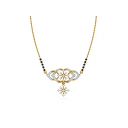 Kisna Diamond & Gold Jewellery 18k Gold & Diamond Juniper Mangalsutra for Women-picture-36