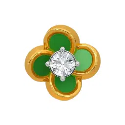 Kisna Diamond & Gold Jewellery 18k Gold & Diamond TeaganNosepin for Women-picture-18