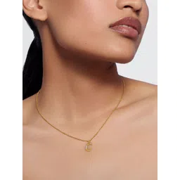 KISNA DIAMOND AND GOLD JEWELLERY 18KT Yellow Gold Diamond Pendent 0.01 CT-picture-11