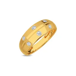 Kisna Diamond & Gold Jewellery Hudson 18k (750) Diamond & Gold Ring For Men-picture-30