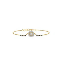 Kisna Diamond & Gold Jewellery Rovanna 18k Gold & Diamond Mangalsutra Bracelet for Women-picture-16