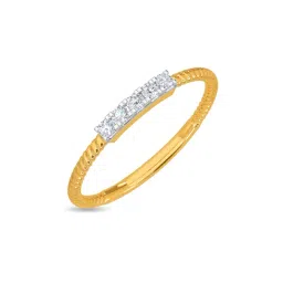 Kisna Diamond & Gold Jewellery Stefany 14k (585) Diamond & Gold Ring For Women-picture-18