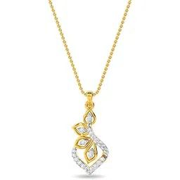 kisna JEWELS 14KT|18KT BIS Hallmark Pure Gold Pendant for Women-picture-34